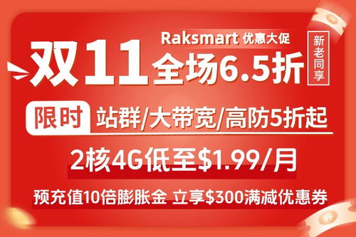 Raksmart優(yōu)惠碼更新與熱門(mén)促銷(xiāo)活動(dòng)整理 一站式惠客銷(xiāo)指南